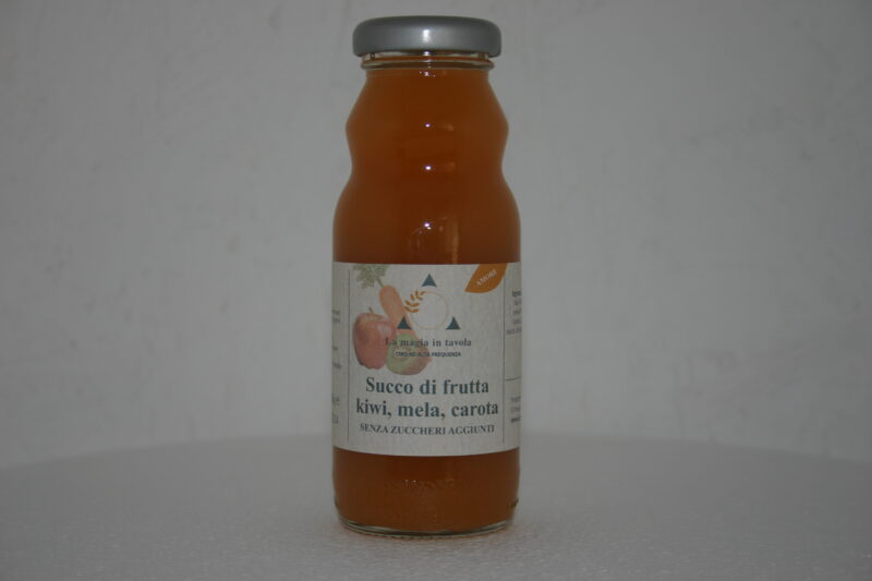 SUCCO DI FRUTTA DI KIWI, MELA E CAROTA 200ml