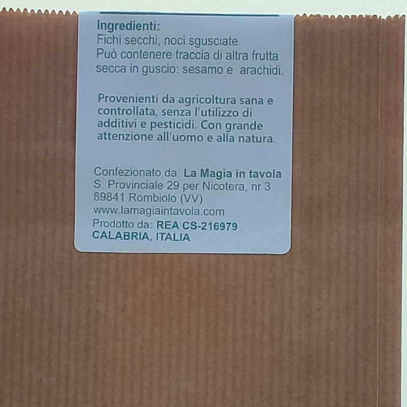 CROCETTE DI FICHI CON NOCI, TRADIZIONE CALABRESE 400g - immagine 2
