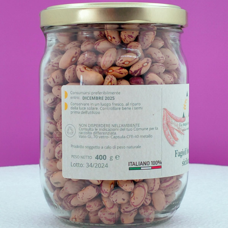 FAGIOLI BORLOTTI SICILIANI 400g - immagine 3