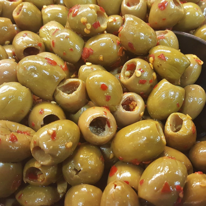 OLIVE SCHIACCIATE TIPICHE CALABRESI SENZA NOCCIOLO 300g - immagine 4