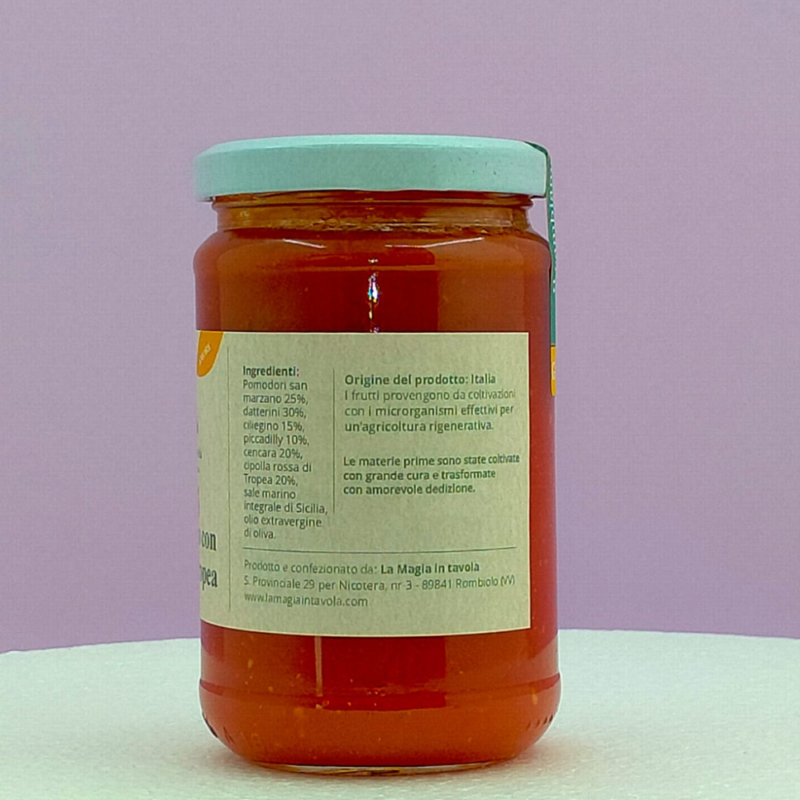 SUGO DI POMODORO CON CIPOLLA DI TROPEA 300g - immagine 2