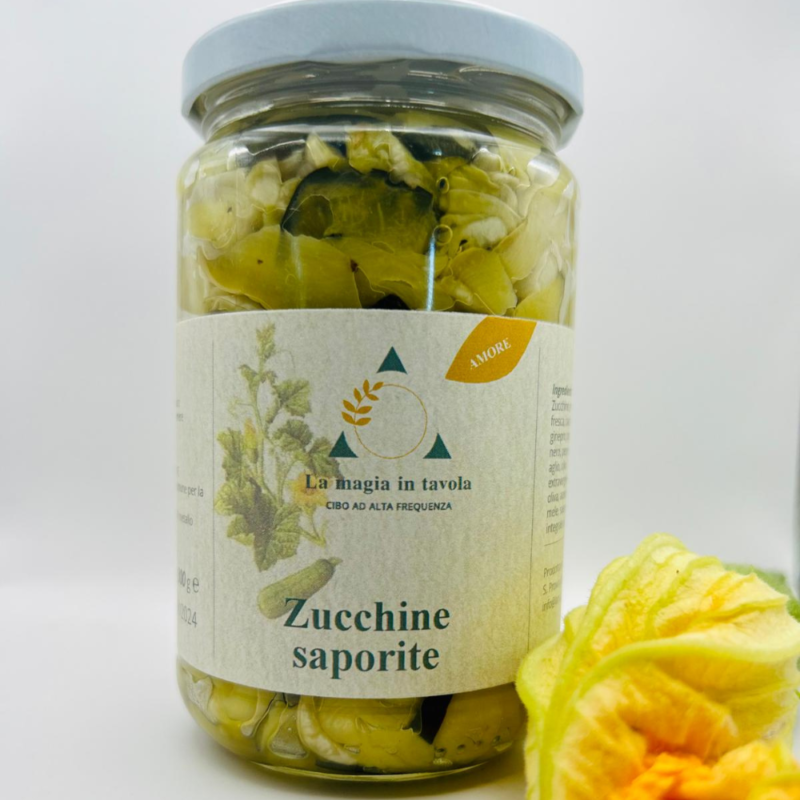 ZUCCHINE SAPORITE IN OLIO EXTRAVERGINE D'OLIVA 300g - immagine 8