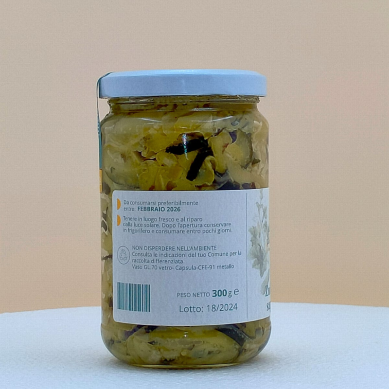 ZUCCHINE SAPORITE IN OLIO EXTRAVERGINE D'OLIVA 300g - immagine 3