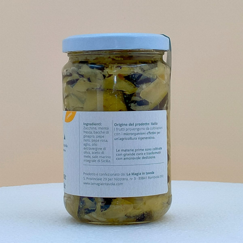 ZUCCHINE SAPORITE IN OLIO EXTRAVERGINE D'OLIVA 300g - immagine 2